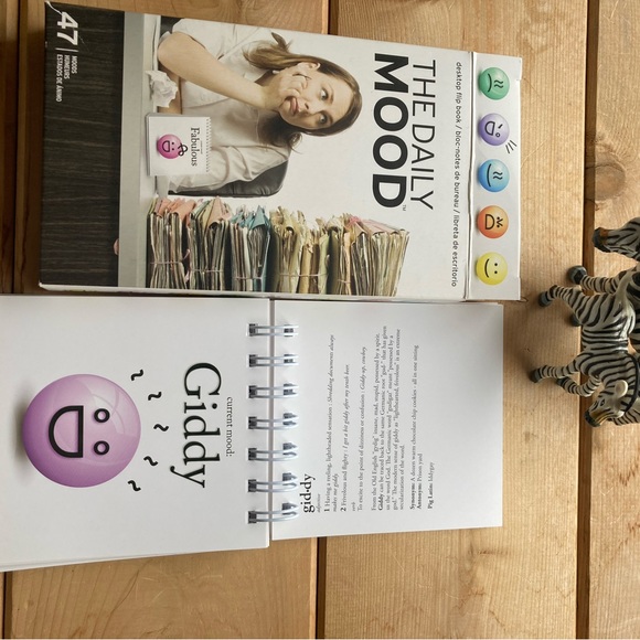 The Daily Mood desk top flip book.  Let your coworkers/family know your mood 🤪 - Picture 11 of 11